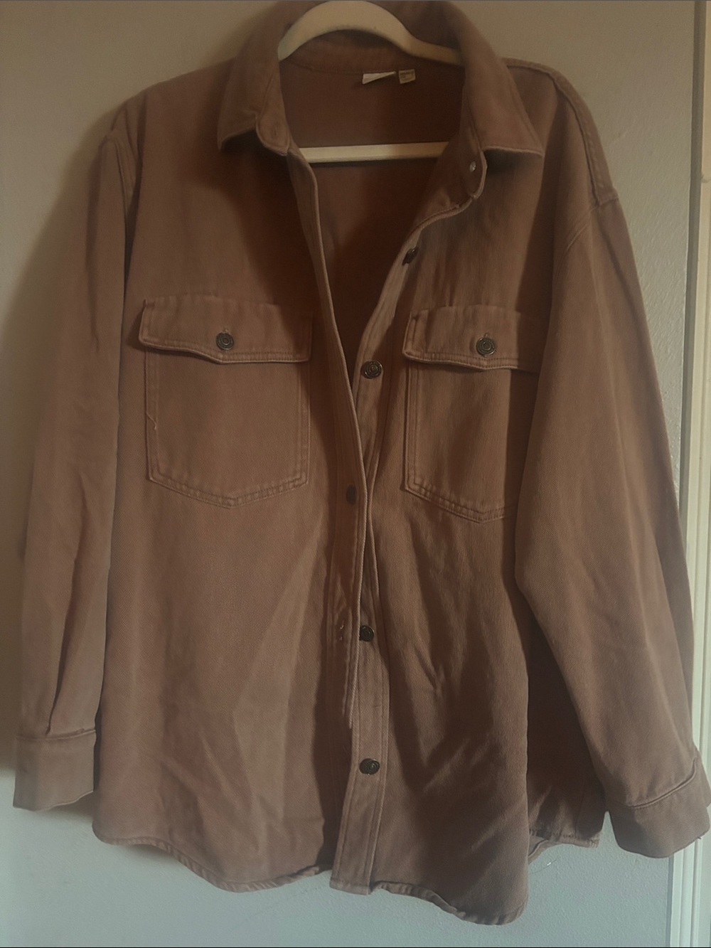 Rhythm Brown Lightweight Overshirt with Chest Pockets